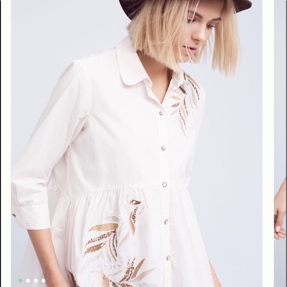 Anthropologie Tops - SOLD 🚫 Anthro New Bedford Button Down Top - SP